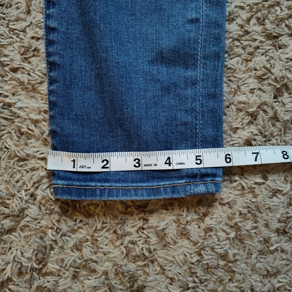 7 For All Mankind Josefina Skinny Boyfriend Women Sz 24 Stretch Jeans - Picture 10 of 12